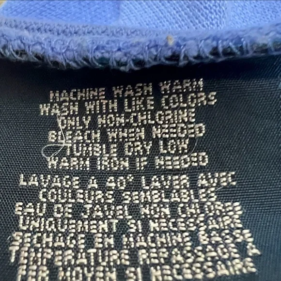 Polo Ralph Lauren Boy’s Large L or Extra Large XL Blue Collared Shirt with Pony - Picture 4 of 8